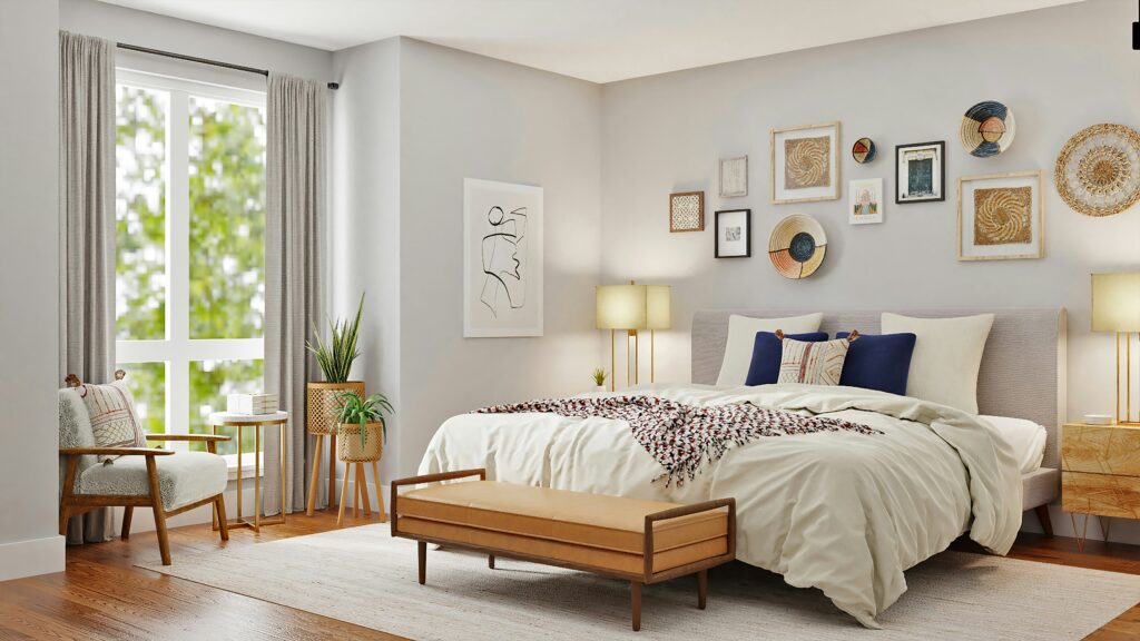 Bedroom. The best home cleaning services in Northwest Denver
