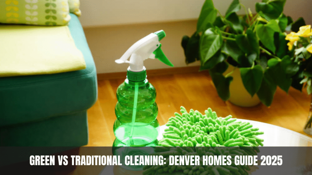 Green vs Traditional Cleaning Denver Homes Guide 2025